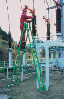 Dvokrake elektri�arske ljestve